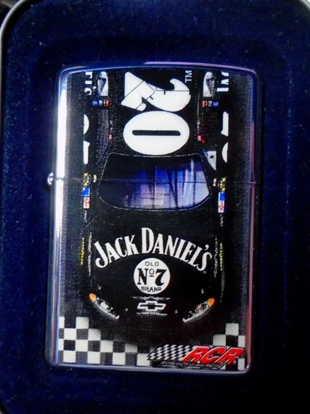 2005 Jack Daniels Nascar Finish Line Zippo Lighter